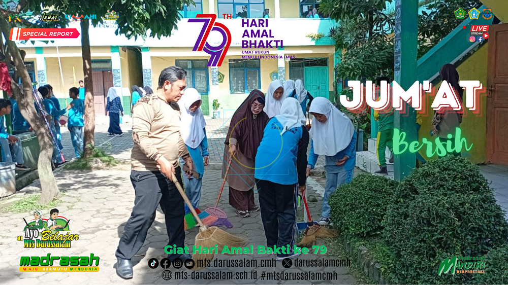 Giat Jum’at Bersih-Hari Amal Bakti ke 79