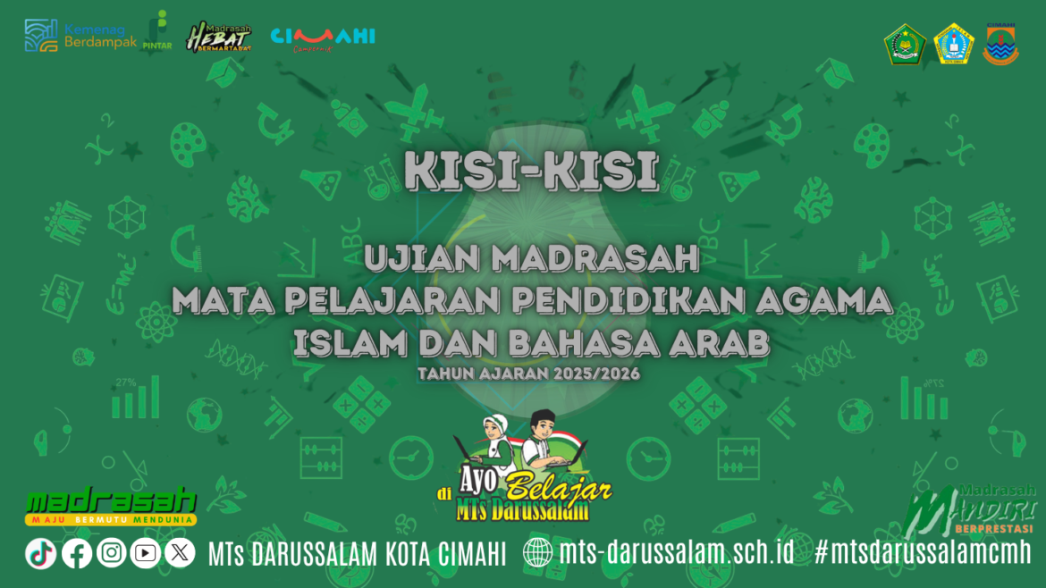 Kisi-Kisi Ujian Madrasah Tahun 2026